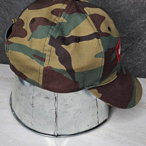 LEVI'S CAMO CAMOUFLAGE HAT CAP BASEBALL - Picture 4 of 7